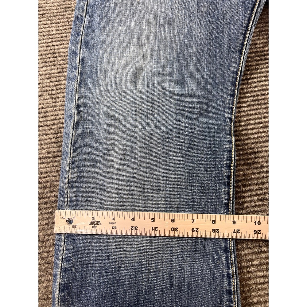 Levi's 504 Straight Leg Jeans Mens 36x34 Blue Medium Wash Red Tab Denim - Picture 4 of 12